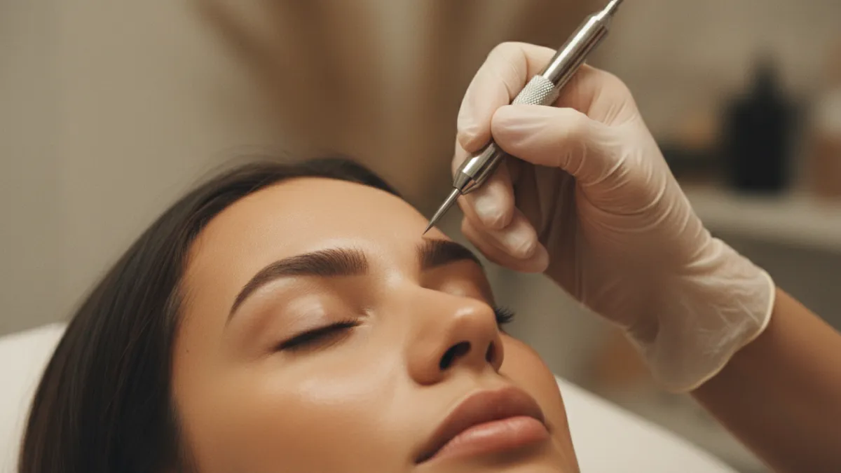 Maquillage permanent sourcils poil à poil : rendu naturel