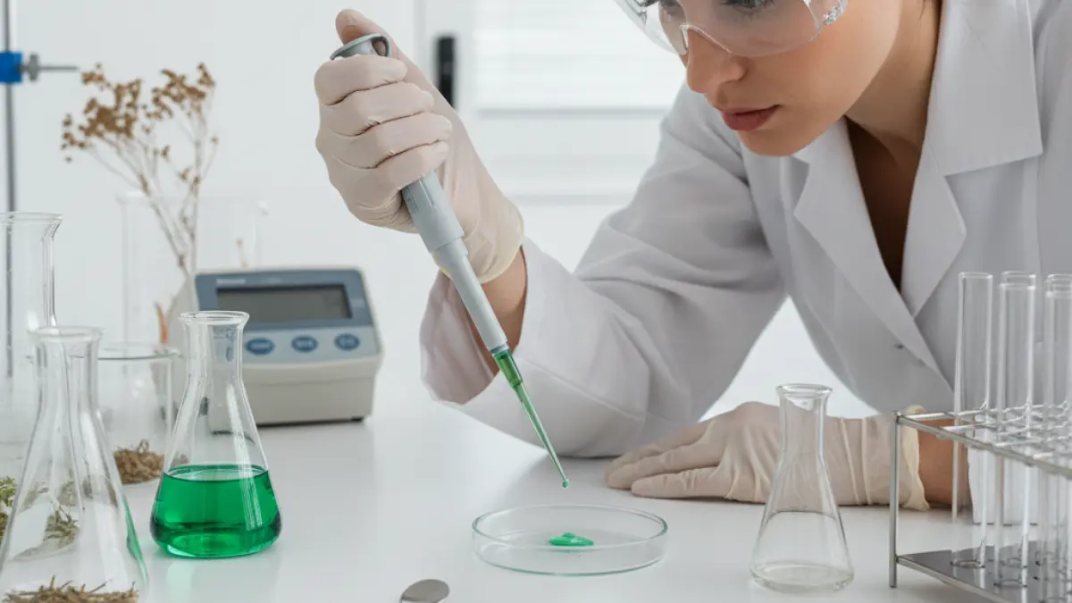 La courbe d'efficacité des extraits végétaux