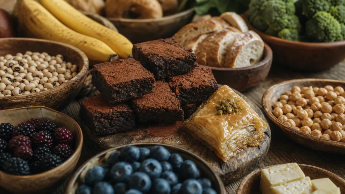 Aliments et plats en B : la liste complète et gourmande